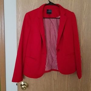 Red blazer
